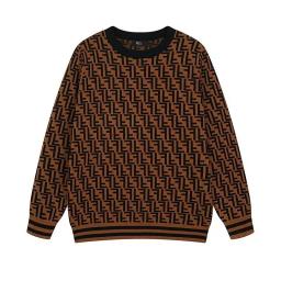 棕红色22（芬家FF满印logo提花）