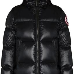 Canada Goose glossy black red armband