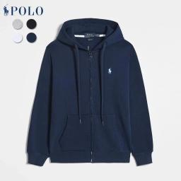 Zipper style navy blue label