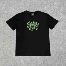 AD04 Black Print Purple Green Edge