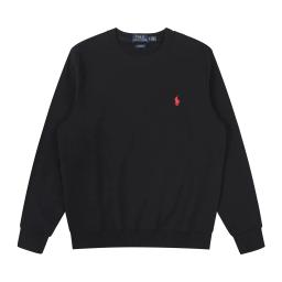 Round neck black and red logo