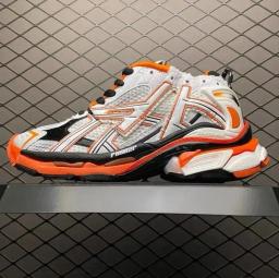 runner老爹鞋白橙黑