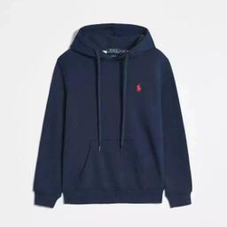 宝蓝红标套头卫衣