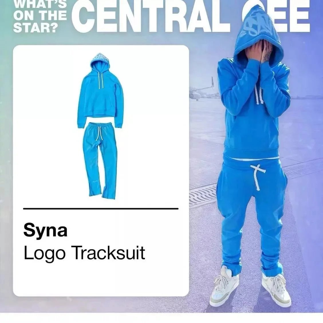 29 Blue Hoodie Set